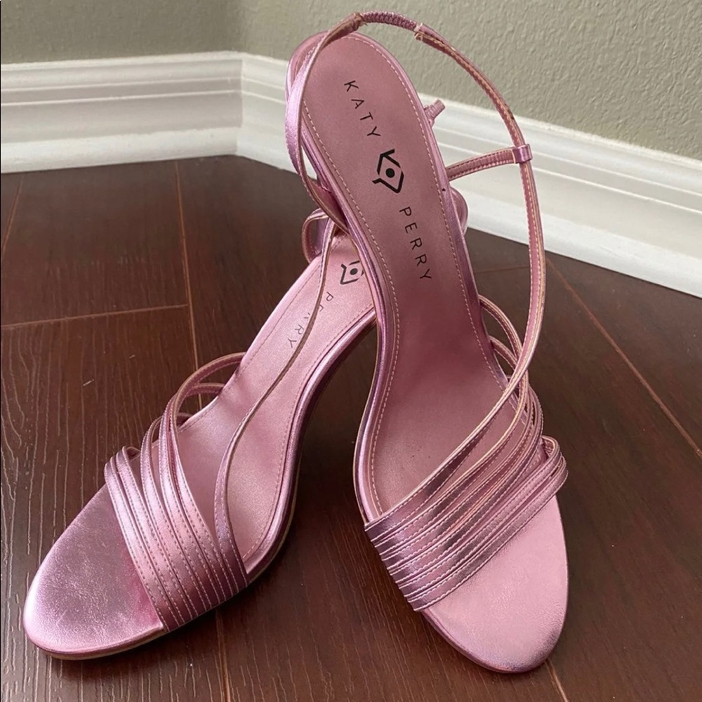 Katy Perry Collections Pink Strappy Heels